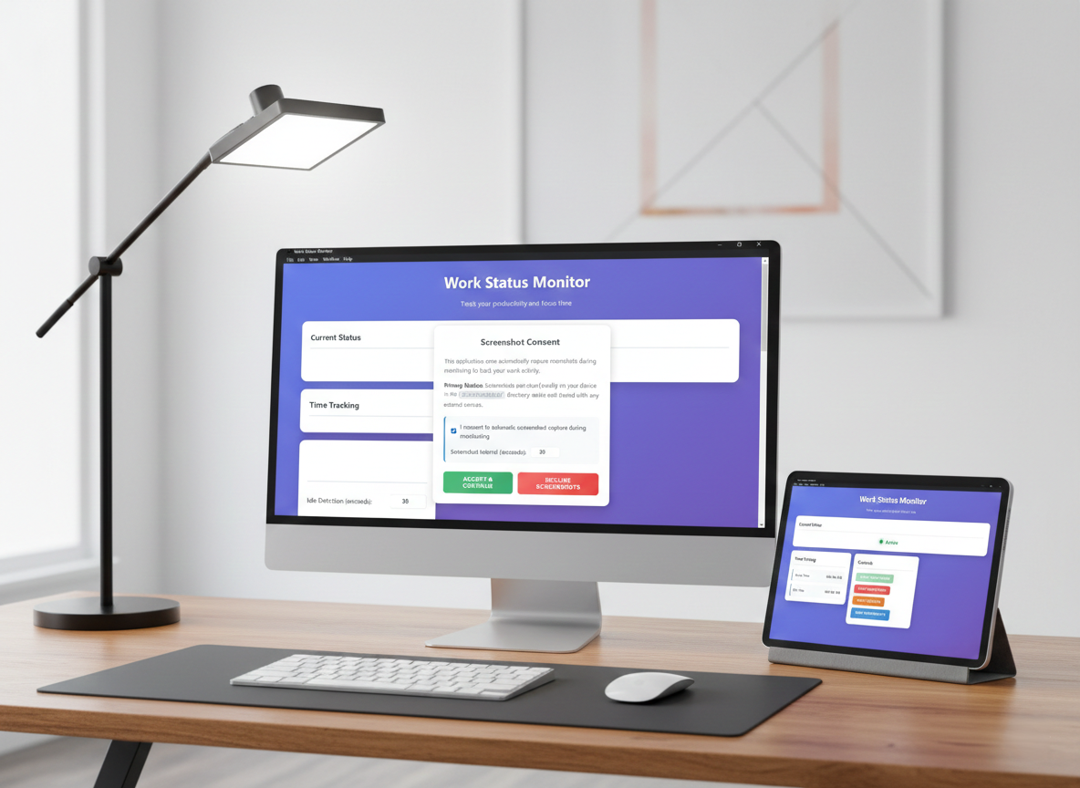 Abdullah Screen Monitoring System Desktop Application | Computer Vision Multi-Platform Development